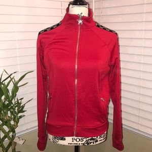 Pink track jacket size XS